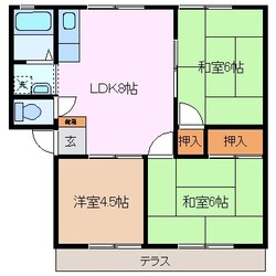 伊勢朝日駅 徒歩24分 1階の物件間取画像